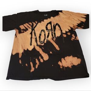KORN | FTL 25 Custom Dyed Bleached Tee NEW IN BAG! Unisex Size Large